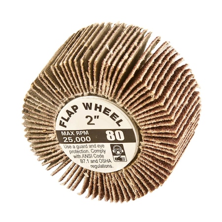 Forney Flap Wheel, Shank Mounted, 2 in x 1 in 60185